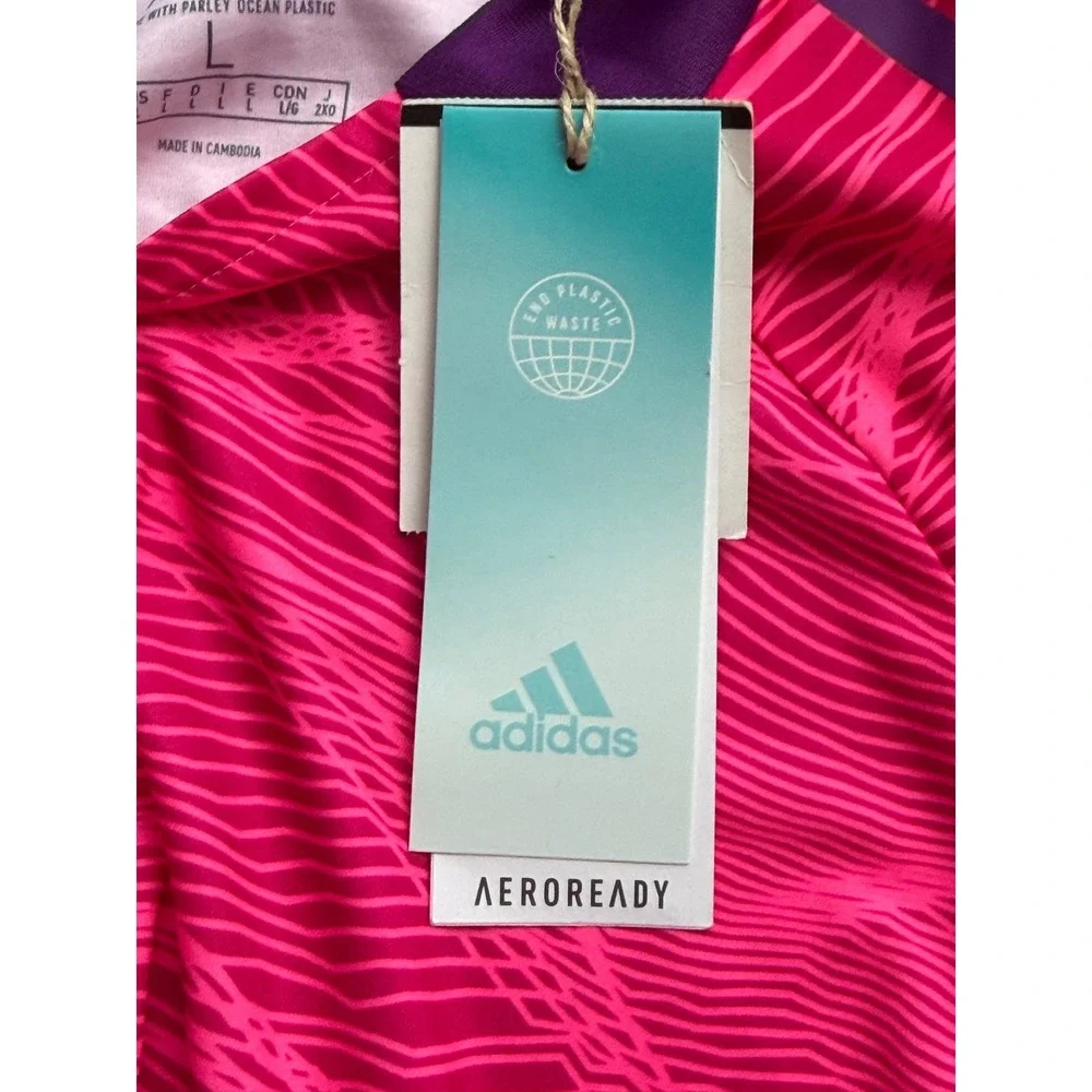 Adidas Condivo 21 Goalkeeper Jersey Mens Size L Pink Purple‎ Soccer Futbol NWT